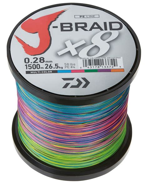 Meilleurs Prix Daiwa J Braid 80lb 500m Braided Fishing Line Multi