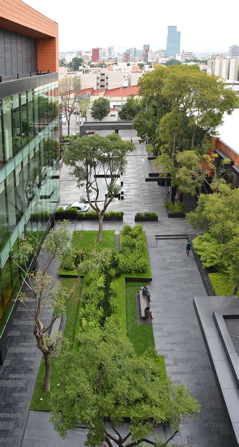 Coyoacán Corporate Campus Campus Landscape Design Urban Landscape