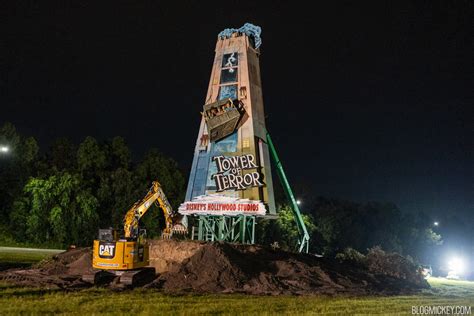 Twilight Zone Tower Of Terror Billboard Demolished At Disney World