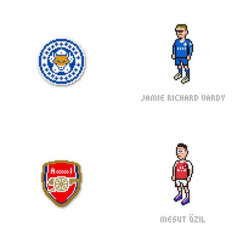 Barclays Premier League Pixel Art On Behance