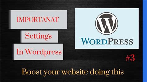 Wordpress For Beginners What Things To Do After Installing Wordpress