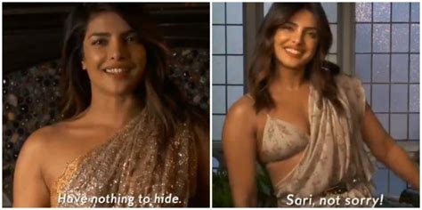 Flaunting Her Sexy Sari Priyanka Chopra Gives Kickass Lessons Worth Considering