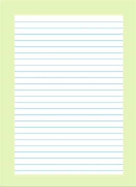Lined Paper Microsoft Word Template