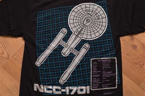 Star Trek Ncc 1701 T Shirt Uss Enterprise Ship Vintage 90s Defunkd