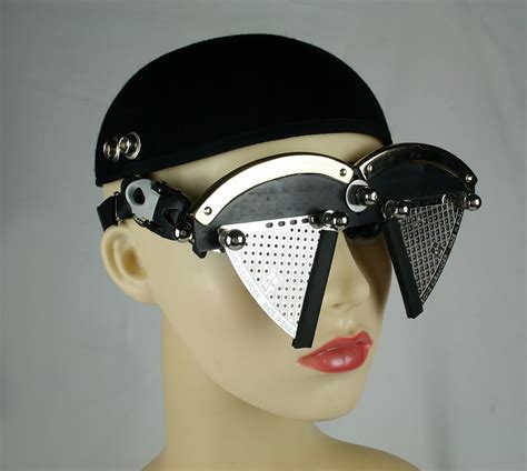 Handmade Futuristic Modern Steampunk Eye Wear Mask Hi Tek Hi Tek Webstore
