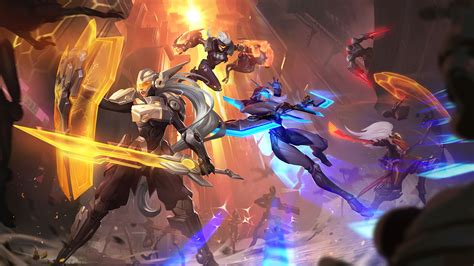 Project Leona Ashe Vi Yasuo And Zed Lol Wild Rift 4k Wallpaper