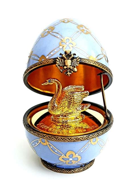 Fabergé Imperial Collection The Imperial Swan Egg Signed Faberge