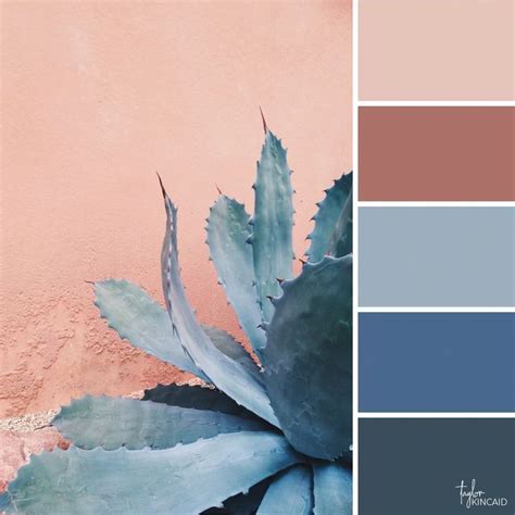 Desert Design In 2020 Paint Color Combos Orange Color Palettes Blue