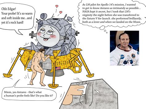 Rule 34 2015 Antares Apollo 14 Astronaut Blush Edgar Mitchell Happy