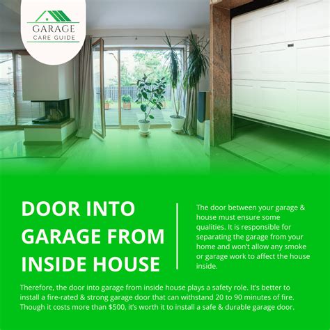 Door Into Garage From Inside House Garage Care Guide