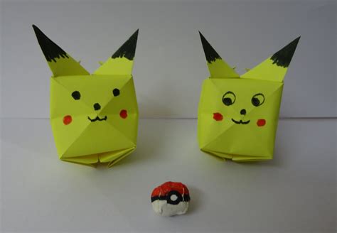 Pokémon Origami How To Fold Origami Pokémon Go Origami Easy Cute