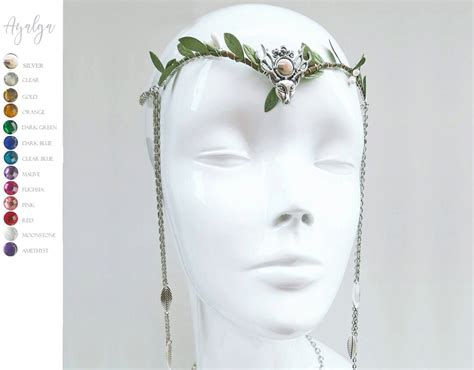 Woodland Elf Tiara Elven Headpiece Fairy Crown Festival Crown Fairycore