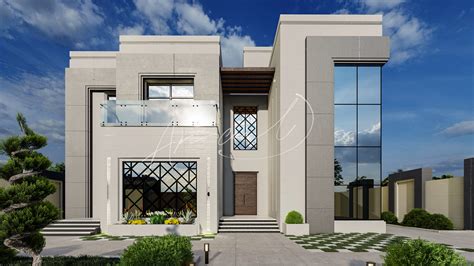 Modern Luxurious Villa Exterior Design 067