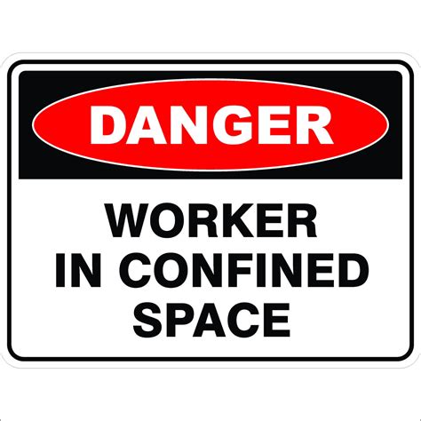Worker In Confined Space Discount Safety Signs New Zealand