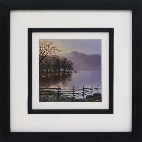 Early Morning At Derwentwater Original Watercolour By Bev Mair