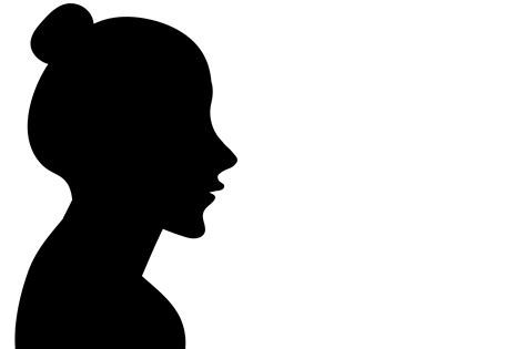 Female Side View Silhouette