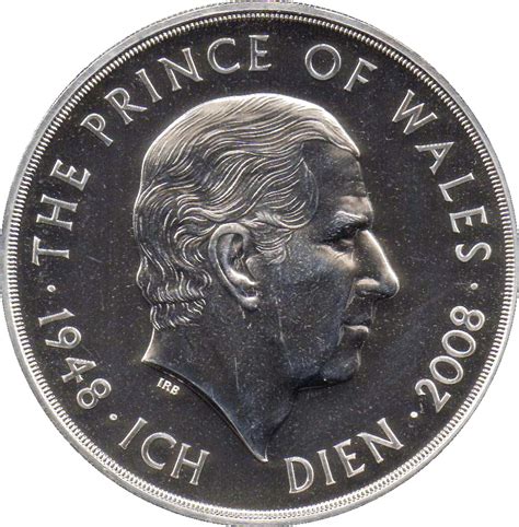 5 Pounds Elizabeth Ii 4th Portrait Prince Charles 60th Birthday