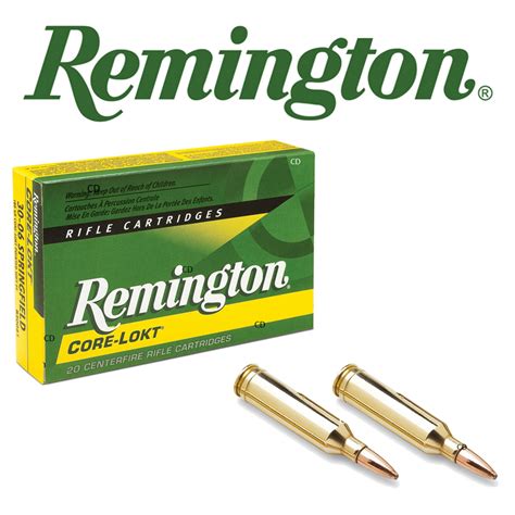 Balles Remington Core Lokt 308win 150 Grains Psp Par 20 Munitions Chasse