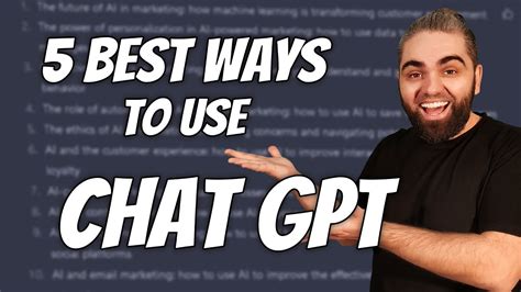 How To Use Chat Gpt In Ways Explained Youtube