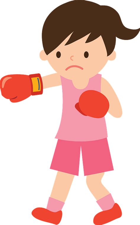 Female Boxer Boxing Clipart フリー 画像 ボクシング Png Download Full Size