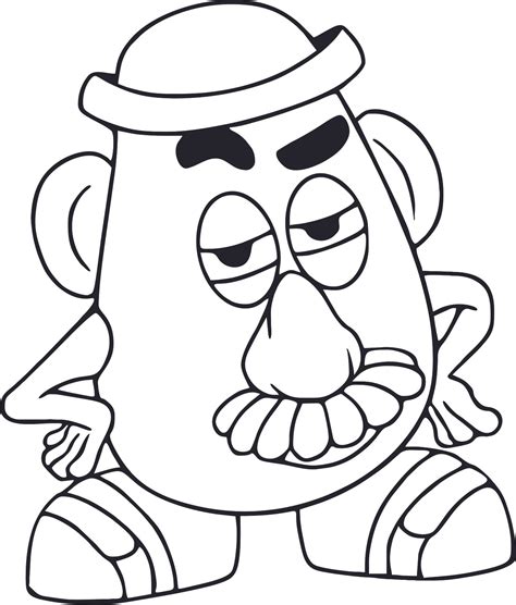 Mr Potato Head Cartoon Characters Decor Wall Art Vinyl Sticker Design