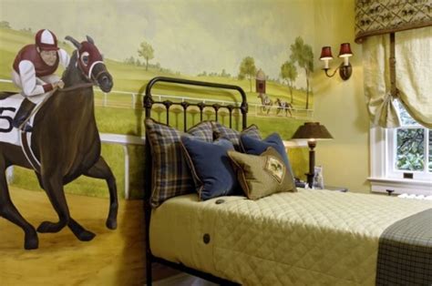 Ambesonne horse shower curtain, animal silhouettes with monochromatic design wild west themed design print, cloth fabric bathroom decor set with hooks, 70 long, brown and cinnamon. Real Estate Powerful: Theme Decor : Equestrian design Ideas!!