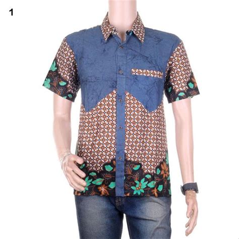 Model baju batik pria kombinasi modern : 35 Konsep Top Model Baju Cowok Batik Kombinasi