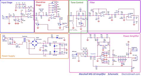 Diy Solid State Guitar Amp Schematics Wiring Diagram