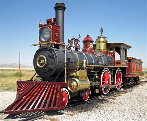 Replica Of Union Pacific Railroad 119 Steam Locomotive 4 4 0