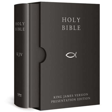 King James Bible Black Presentation Edition Hardback Bibles For