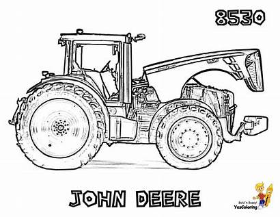 Deere Coloring John Tractor Pages Printable Deer