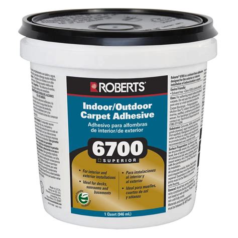 Planning to only glue 4 around perimeter and at the seam. Roberts 6700 1-gal. Indoor/Outdoor Carpet and Artificial ...