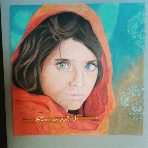 The Afghan Girl By Sarajoart On Deviantart