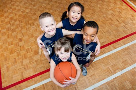 Kids Basketball Stock Photo Royalty Free Freeimages