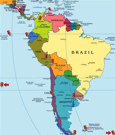 Map Of Central South America World Map Sexiz Pix