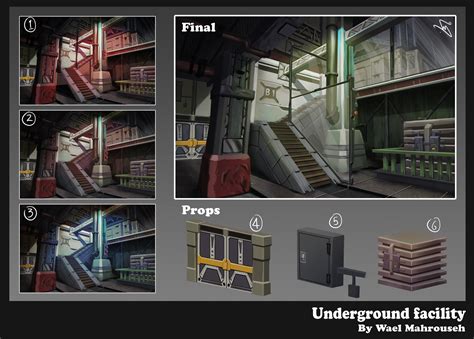 Artstation Underground Facility Concept