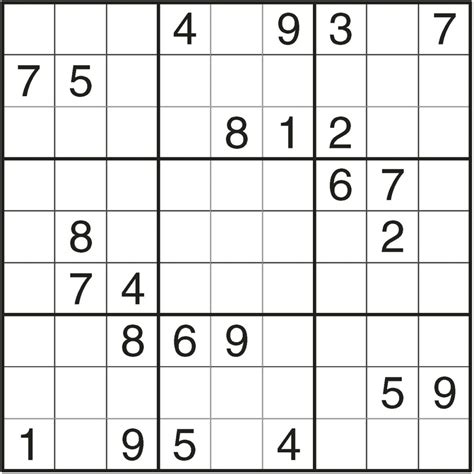 Free Printable Super Challenger Sudoku Free Printable