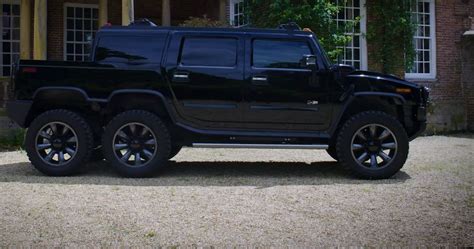 6x6 Hummer Is Both An Suv And Pickup Truck In One Insane Package