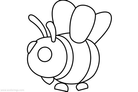 Roblox Adopt Me Coloring Pages Bee