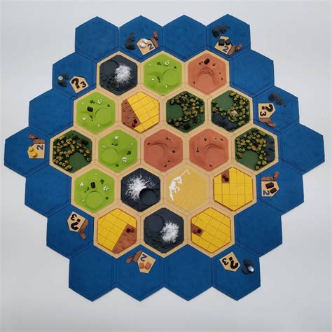 Settlers Of Catan 3d Magnetic Etsy