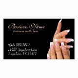 Nail Salon Business Card Printing