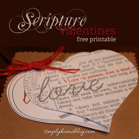 Michelle Paige Blogs 10 Scripture Valentines To Print