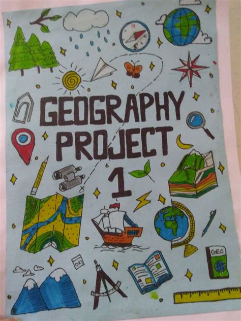 Geography Project Front Page Idea In 2022 Project Cover Page Page