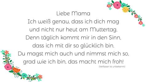 Muttertagsgedichte Die Schönsten Gedichte Für Mama Zum Muttertag