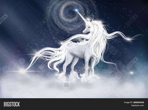 Illustration Unicorn Image And Photo Free Trial Bigstock