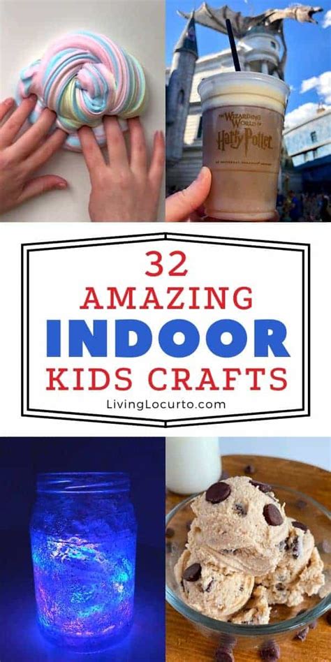 32 Indoor Crafts For Kids Fun Activities When Bored