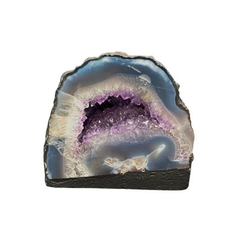 Small Amethyst Half Geode Cathedral Ron Coleman Mining