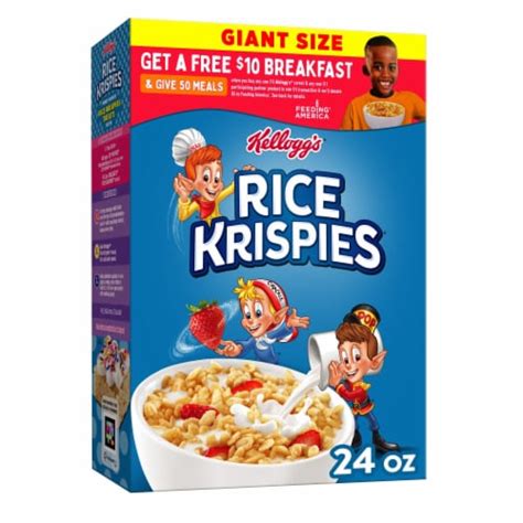 Kellogg S Rice Krispies Original Cold Breakfast Cereal Giant Size 24 0 Oz Foods Co