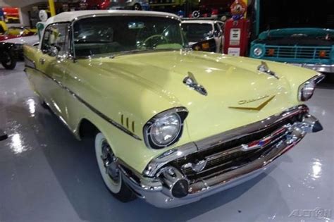 1957 Chevrolet Bel Air Convertible Dual Quad Batwing Original Restored