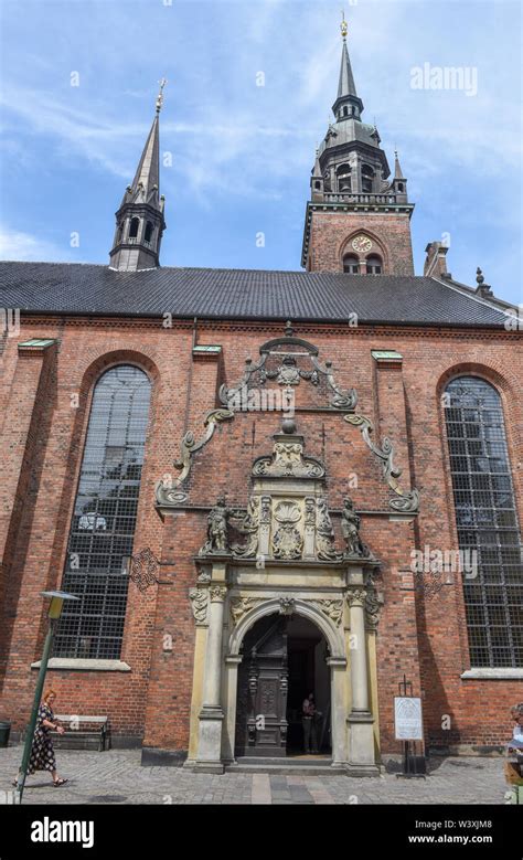 Church Of Our Saviour At Copenhagen On Denmark Stock Photo Alamy